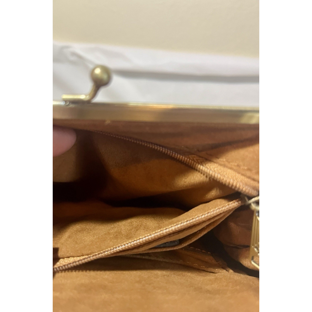 Patricia Nash Savena Framed Kisslock Wristlet Wallet clutch - Picture 8 of 16